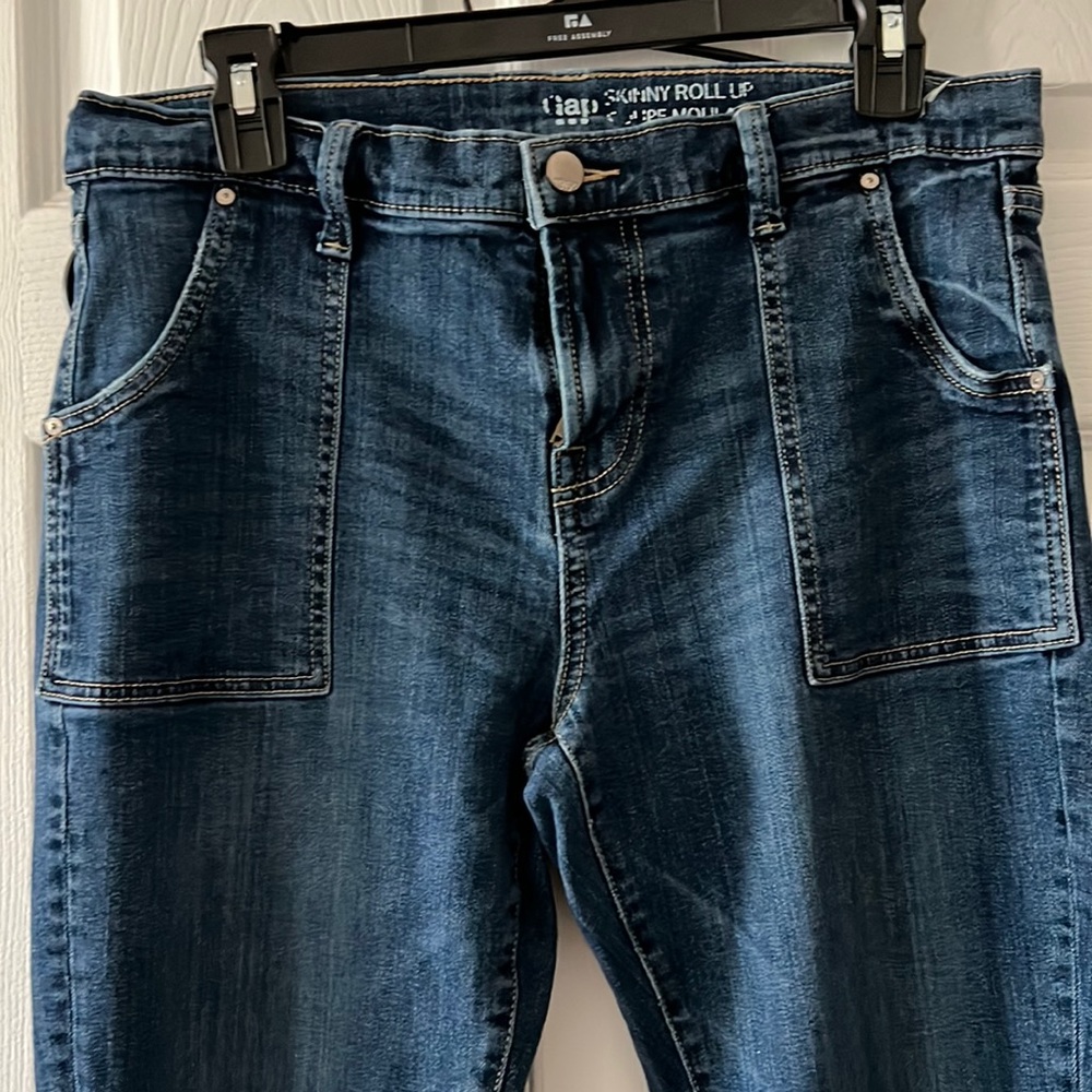Gap Skinny Roll-Up Jeans size 10